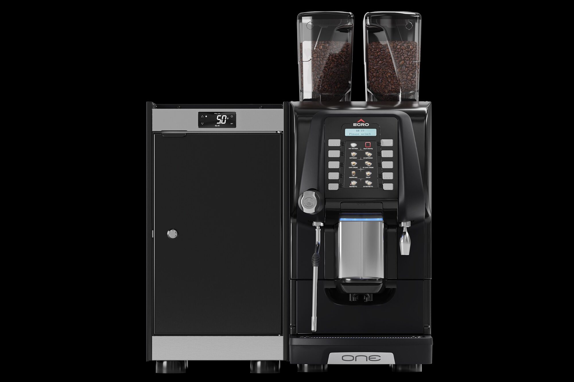 Mehr über den Artikel erfahren EGRO ONE Keypad Top Milk – Der professionelle Kaffeevollautomat für höchste Ansprüche